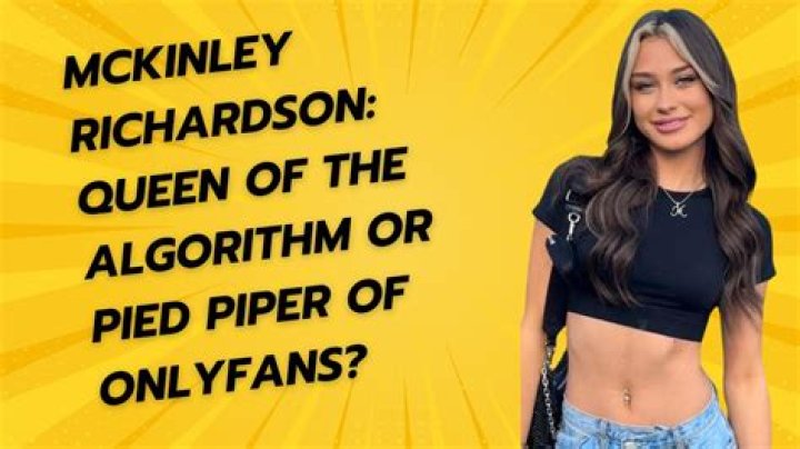 Discover The Untold Truths Of "mckinley Richardson Onlyfans Free"
